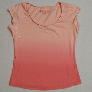 Free with purchase of 2nd item - Arizona Jean Co Orange Sparkle Top